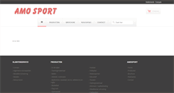 Desktop Screenshot of amosport.be